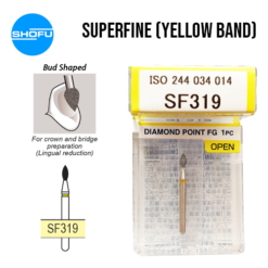 Shofu Diamond Bur FG - Bud Shape - Super Fine, SF319
