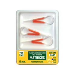 TOR VM Self-Adhesive Transparent Contoured Matrices for Premolars - No 2