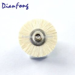 Dian Fong Polishing Brush Wheel Shape White Goat Hair