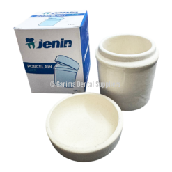 Indian Acrylic / Porcelain Jar w/ LID